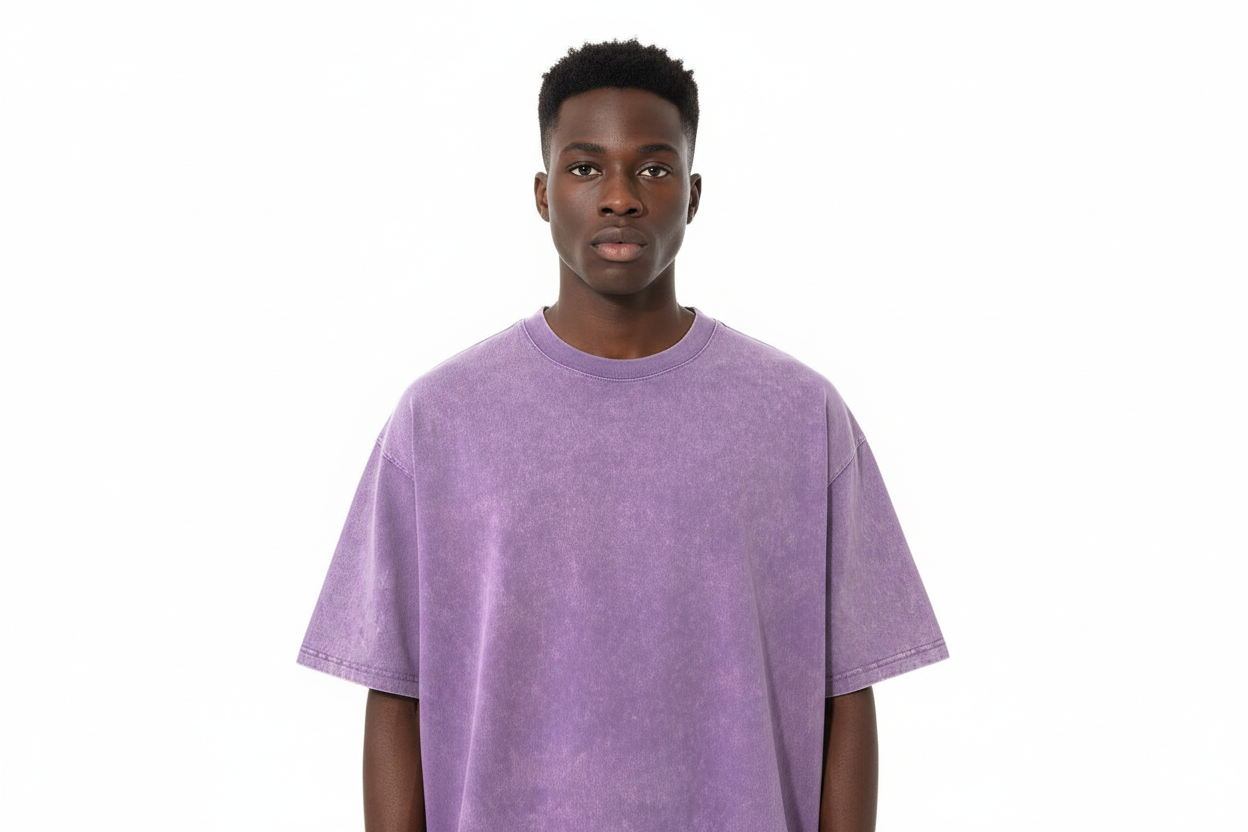 Oversized Batik Print T-Shirt - Washed Cotton