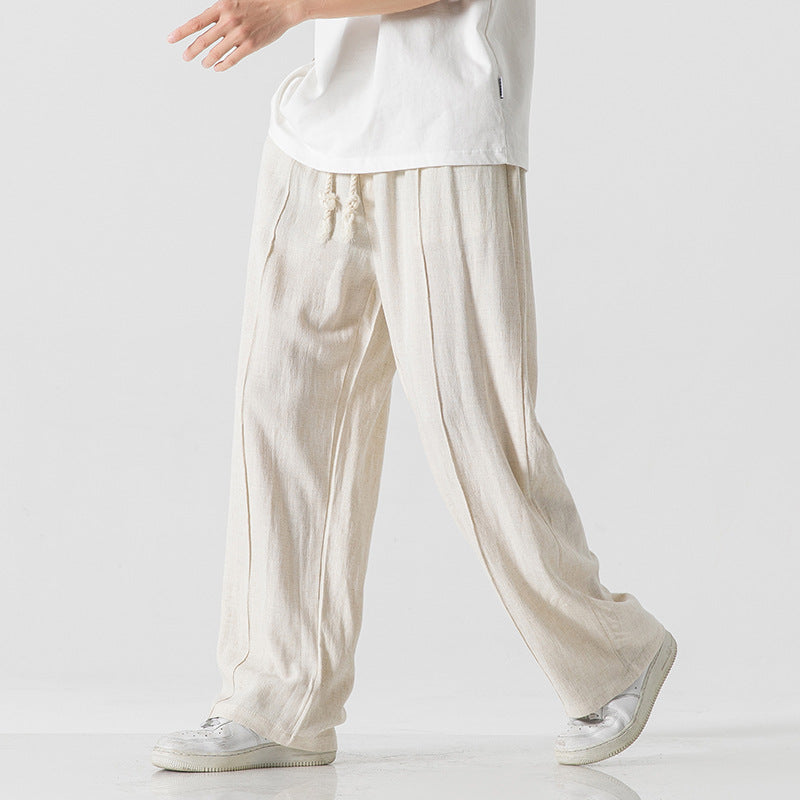 Cotton Linen Casual Pants