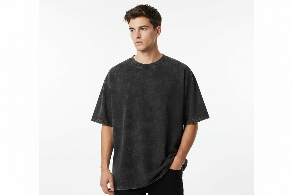 Oversized Batik Print T-Shirt - Washed Cotton