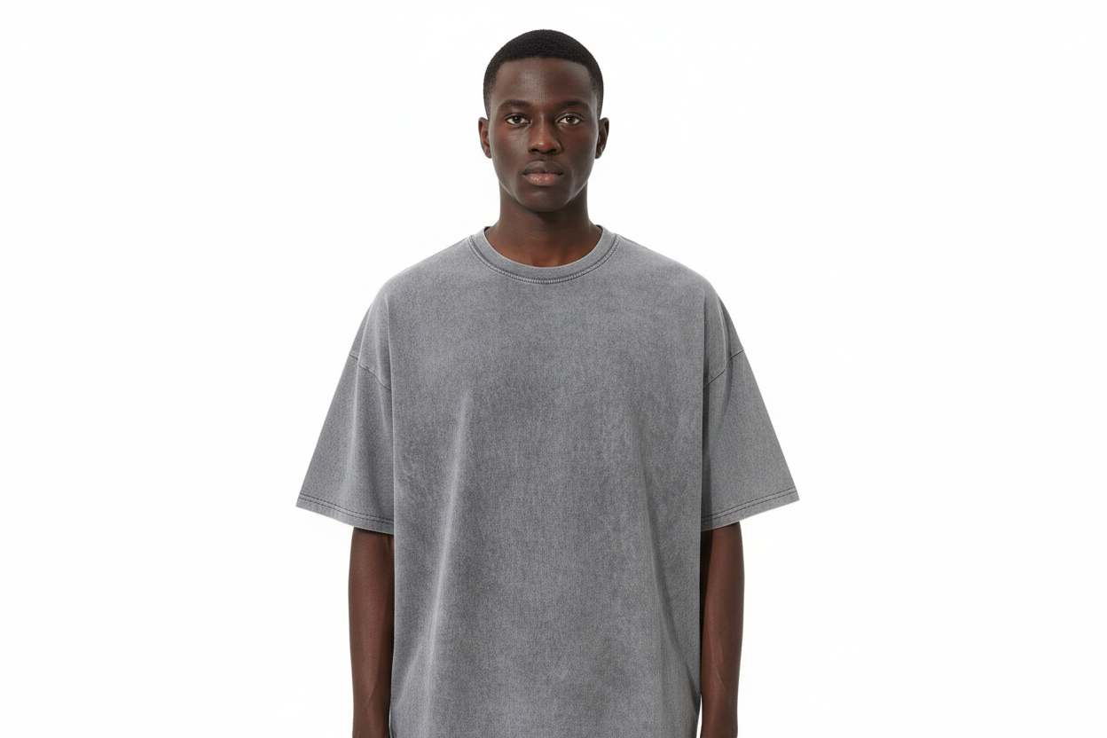 Oversized Batik Print T-Shirt - Washed Cotton