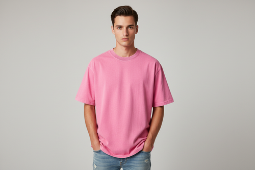 Oversized Batik Print T-Shirt - Washed Cotton